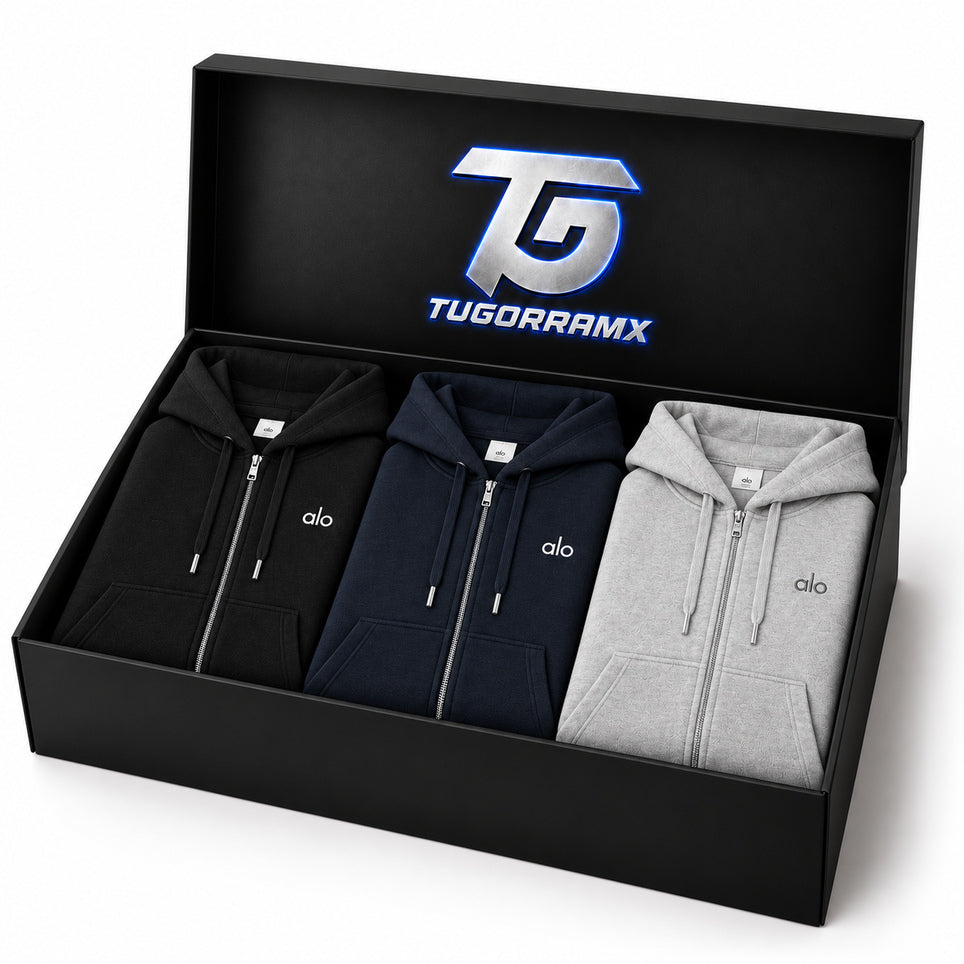 LOTE 3 HOODIE ALO FULLZIP