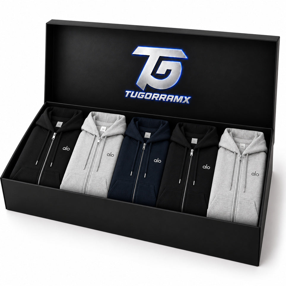 LOTE 5 HOODIE ALO FULLZIP