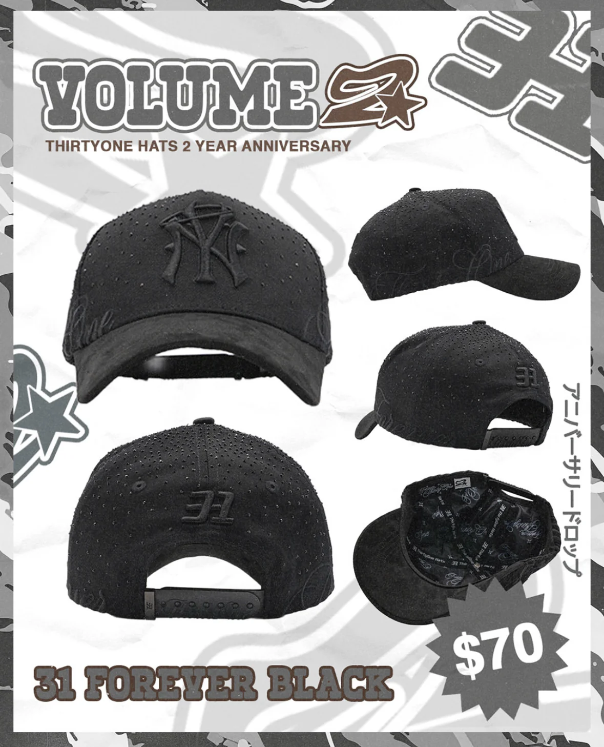 31 HATS FOREVER BLACK