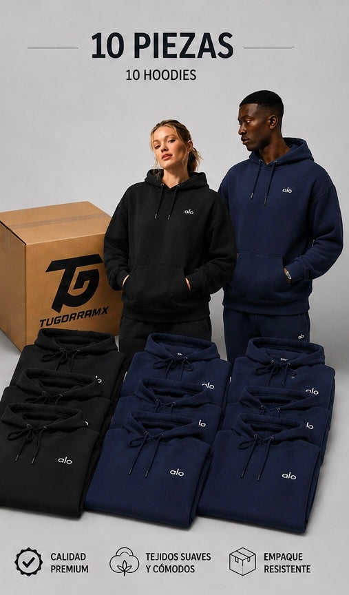 LOTE 10 HOODIES Y SUETER ALO YOGA