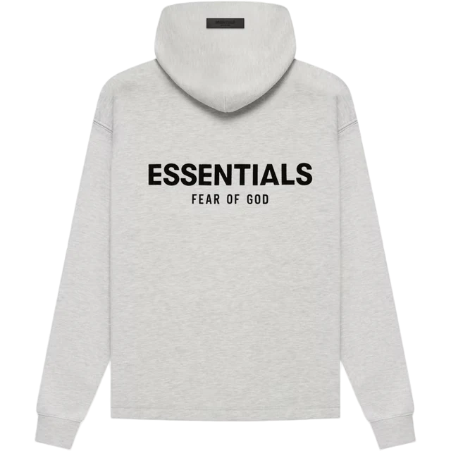 HOODIE ESSENTIALS GRIS CLARO