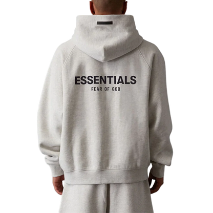 HOODIE ESSENTIALS GRIS CLARO