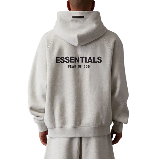 HOODIE ESSENTIALS GRIS CLARO