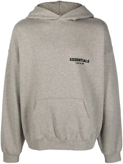 HOODIE ESSENTIALS GRIS OSCURO