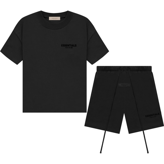 CONJUNTO T SHIRT + SHORT NEGRO SS22